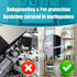 12 Pairs Furniture Anchors for Baby Proofing Anti Tip Child Safety Cabinet Straps to Help Furniture Secure to Wall Baby Proof Anchoring Kit for Sh...
