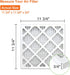 12x12x1 AC Furnace Air Filters, MERV 8 Dust Defense, JASENG MPR 600 Pleated HVAC Air Filter Replacement 2-Pack (exact dimensions: 11 3/4"x11 3/4"x...