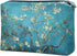 Plum Blossom Makeup Bag Vintage Cosmetic Bags for Women Pu Leather Makeup Brush Holder Zippered Travel Toiletry Bag Sunscreen Bags for Beach Water...