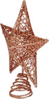 BinaryABC Christmas Tree Topper Star,Glittering Christmas Tree Decoration Ornaments,20cm (Rose Gold)...