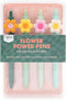 NPW 4 PACK Plant Life Flower Power Pen Set, Novelty Gift, House Plant Décor, Groovy Retro Stationery...
