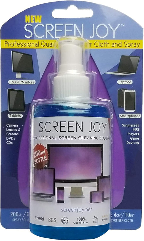 Computer Screen Cleaner - Laptop Cleaner, TV Cleaner, Phone Cleaner, Monitor or Tablet - Computer Cleaning Kit Includes 200ml Screen Cleaner Spray...