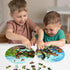 Wooden Dinosaur Puzzles for Kids Ages 4-6, Set of 2 Packs with 48-Piece Jigsaw Puzzles Preschool Educational Brain Teaser Boards Toys Gifts Childr...