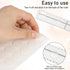 72Pcs Non-Slip Silicone Grips for Quilt Templates, Non-Slip Adhesive Rings, Quilting Rulers Sewing Rulers, Non-Slip Ruler Grip Rings, Adhesive Bac...