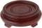 Bard's Dark Wood Decorative Base, 1.25" H x 3.5" W x 3.5" D (2.5" Display Diameter), Pack of 2...