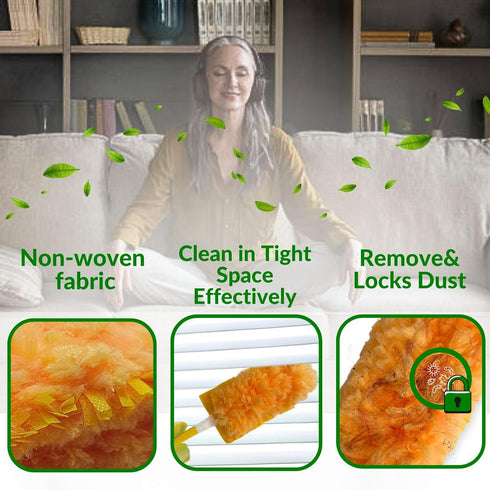 Duster Refills,Static Dust Removal Brush Disposable Replacement Head Compatible with Swiffer Duster Refills...