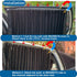 Ovege Car Side Window Sun Shade Car Curtain Pleated Silky Suction Magnetic (Black-Opaque, Front Seat 2pcs)...
