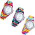 Lancardo Women's Quartz Watch Rhinestone Rainbow Color Silicon Jelly Fun Play Colorful Casual Dress Wrist Watches...