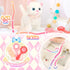 Tagitary Plush Toys Electronic Toy Cat That Walking and Meowing,Tail Wagging Interactive Toy Cat for Kids with Leash,Easter Christmas Birthday Gif...