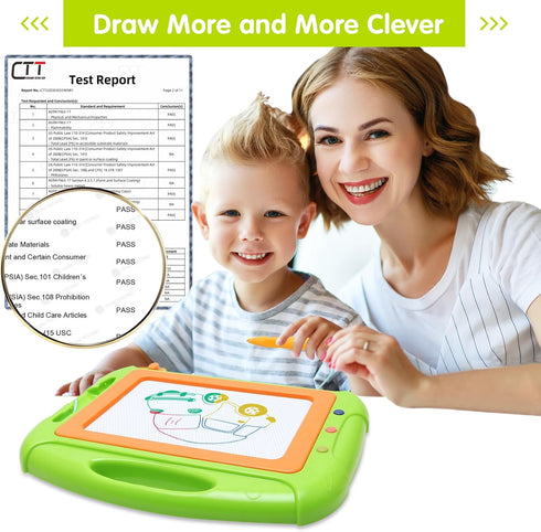 Toddler Girl Boy Toys,Magnetic Drawing Board Toddler Toys for 1-2 Year Old Girls Boys,Doodle Board Kids Toys for 1 2 3 Year Old Boy,Class Must Hav...