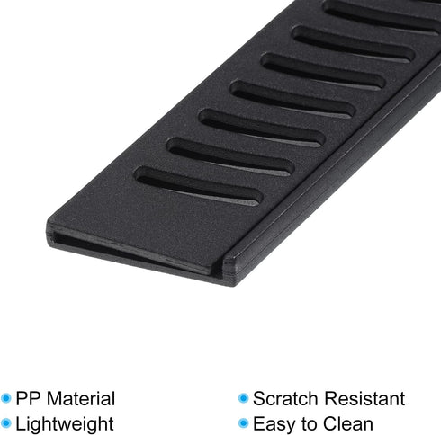 PATIKIL PP Safety Knife Cover Sleeves for 5" Utility Knife, 2 Pack Knives Edge Guard Blade Protector Universal Knife Sheath for Kitchen, Black...