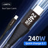 240W USB C to C Cable - Fast Charging & Data Transfer for MacBook, iPad Pro, Galaxy S21, Pixel, Nintendo Switch - Nylon Braided - PD 3.1 & Type C ...