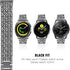 Dsytom Compatible with Samsung Galaxy Watch 42mm Band Women+ Bezel, 20mm Jewelry Watchband & Bezel Ring Cover Diamond Strap Bracelet for Galaxy Wa...