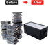 DVD Storage Boxes - Pack of 2 DVD Case Storage - 17.25" x 6.25" x 8",Container holds 40 DVDs in full jewel cases,80 DVDs in slim cases,and 200 dis...