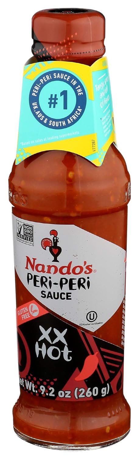 Nando's Peri-Peri Sauce, Extra Hot, 9.1 oz...