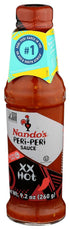 Nando's Peri-Peri Sauce, Extra Hot, 9.1 oz...