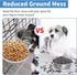 Anti-Slip Dog Bowls, 2 Pack Stainless Steel Dog Bowl Hanging on Cage, Pet Water and Food Bowls for Cats and Dogs, Dry and Wet Foods, with Non-Slip...