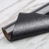 TransWonder Black Glitter HTV Glitter Heat Transfer Vinyl 12inx5ft Glitter Iron on Vinyl HTV Vinyl for Cricut T Shirts (Black)...