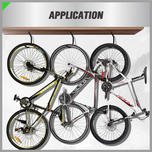 SWANLAKE 6 Pack Heavy Duty Bike Hook, 6 inches, Capacity 100 LBS, Bike Hooks for Garage Wall and Bike Hooks for Garage Ceiling...
