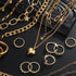 KISS WIFE Jewelry Set for Women, Necklaces Bracelets Rings and Earrings Sets, Gold Silver Vacation Jewelry Fashion Costume Jewelry Packs, Gifts fo...
