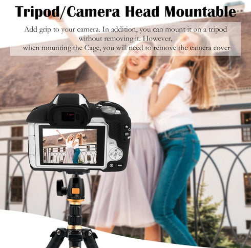 R50 Camera Case, Buttons Marking Protective Camera Cover for Canon EOS R50 Mirrorless Vlogging Camera, Soft Silicone Case Lightweight Body Skin Ba...