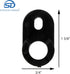 Supplying Demand WR2X4901 WR02X4901 2 Pack Refrigerator Door Upper Closing Cam Riser Replacement