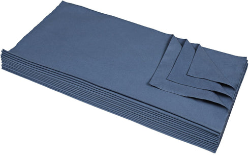 CleanAide® Suede Microfiber Cloth Towel, 16 by 16 Inches, Blue, 12 Pack...