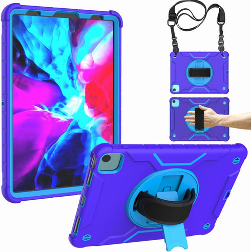Kids Case for 10.9-inch iPad Air 5th/4th Generation (2022/2020)/iPad Pro 11-inch (2020/2018) with Built-in Screen Protector, 360° Rotating Stand, ...