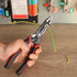 HAUTMEC Forged Wire Stripper Pliers 8", Compact Design, Multifuncion Electrical Tool: Pliers,Stripper, Cable Cutter, Crimper HT0319-PL...