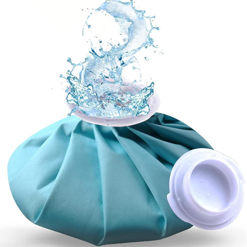 Ice Bag, Ice Cold Packs for Injuries Reusable 11", Hot Water Bag for Pain Relief, Hot & Cold Therapy, Large Ice Pack Blue...