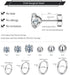 10 Pairs Surgical Steel Earrings Sets for Multiple Piercing, Lightweight Small Huggie Hoop Earrings, Flat Back Tiny Ball CZ Stud Earrings for Cart...