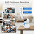 Indoor Camera,1080P Pet Camera Baby Monitor, Cameras for Home Security Indoor, Baby/Pet Camera with Phone App with AI Motion Detection, 2-Way Talk...