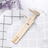 Retro Vernier Caliper Copper Alloy Mini Brass Sliding Pocket Caliper Metal Double Scale for Measuring Gemstones and Jewelry Components Bead Wire G...