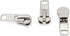 ZipperStop Distributor YKK® -Zipper Repair Kit Solution YKK® #10 Extra Heavy Weight Pull Sliders Metal Made in USA - 3pcs & 6 Top Stops (YKK® #10 ...