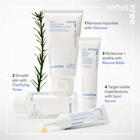 innisfree Bija Clarifying Emulsion with Salicylic Acid and Niacinamide, Korean Skincare Lightweight Face Moisturizer (Packaging May Vary)...
