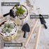 Set of 3pcs Gardening Tools for Small Plants Succulents Pots Flower Cactus - Bonsai Tool Kit Gift for Kids and Adults...