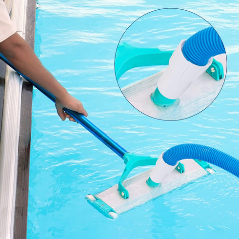 4pcs 1-1/2 Inch Pool Vacuum Hose Cuff, Spiral Wound Swimming Pool Hose Connector Replacement White Sturdy Durable Plastic Threaded Hose Accessorie...