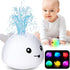 ZHENDUO Baby Bath Toys, Rechargeable Bath Toys, Whale Spray Water Bath Toy, Sprinkler Bathtub Shower Toys for Toddlers Kids Boys Girls, Pool Toy f...