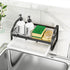 Sink Caddy, Sponge Holder for Kitchen Sink, Kitchen Bathroom Sink Organizer, 304 Stainless Steel Kitchen Countertop Organizer Soap Tray with Remov...