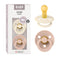 BIBS Pacifiers Colour Collection | Natural Rubber Baby Pacifier | Set of 2 BPA-Free Soothers | Made in Denmark | 6+ Months (Pack of 2) | Blush/Ivo...