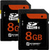 Synergy Digital 8GB, SDHC UHS-I Memory Cards, Compatible with Nikon D60 Digital Camera - Class 10, U1, 20MB/s, 300 Series - Pack of 2...
