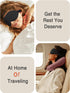 Sleep Mask, Eye Mask for Sleeping, Women Men Side Sleeper, 3D Contoured Cup No Eye Pressure 100% Blocking Light Sleeping Mask with Adjustable Stra...