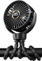 Mini Stroller Fan, Portable Baby Fan Battery Operated, LED Display with 3 Speeds, Small Clip on Fan Desk Fan USB Rechargeable, Personal Handheld F...