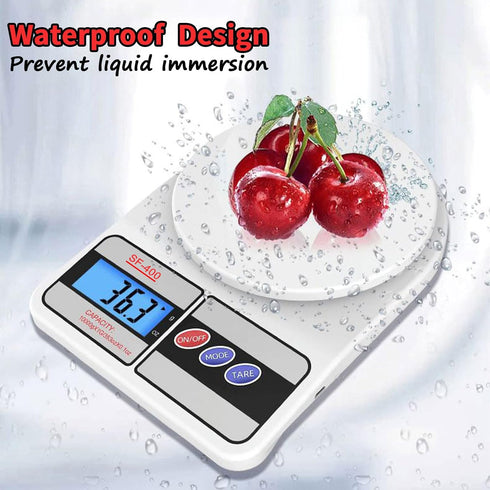 Digital Kitchen Scale, Electronic Rechargeable Multi Food Scale with LCD Display for Food Meat Cooking Nutrition Weight Balance Scale - 10000g/353...
