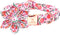 Lionheart glory Dog Collar with Flower Pink Peach Dog Collar Girl Soft Durable Adjustable Collar Flower Spring Collar Dog Bow for Small dogs...