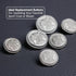 14 Pieces Silver Metal Blazer Button Set 23mm 18mm Blazer Buttons Men Metal Suit Buttons for Men Silver Buttons for Blazer,Suits,Sport Coat,Unifor...