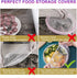 200PCS Plastic Bowl Covers Reusable, Elastic Food Storage Cover Stretch Plastic Wrap for Food, Bowl Covers for Bread Proofing, Food Cover for Fami...