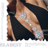 ELABEST Boho Rhinestone Statement Chest Chain Crystal Necklace Body Chain Summer Beach Body Jewelry Accessories for Women...