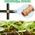 12-Pack Drip Irrigation Barbed Cross Connectors, 1/2 Inch Drip Line 4 Way Couplings for 1/2" Drip Irrigation Tubing, Barbed 4-Way Connectors for D...