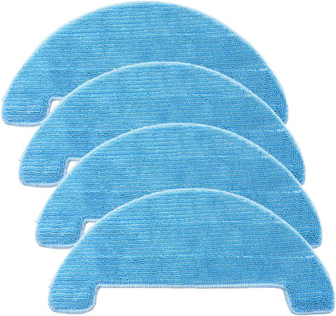 4PCS Replacement Mop Cloths Compatible with Coredy R750,R500,R550(R500+), R580, G800,G850 Robot Vacuum Mopping Cleaning Cloths Accessories...